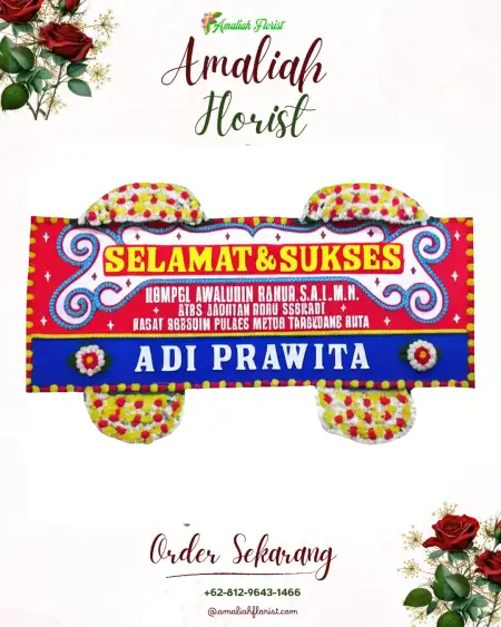 Papan Bunga Ucapan Selamat Ujungaris