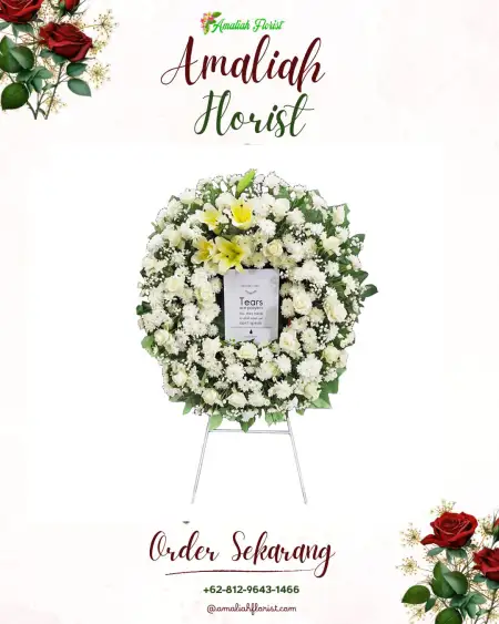 Krans Bunga Duka Ujungaris